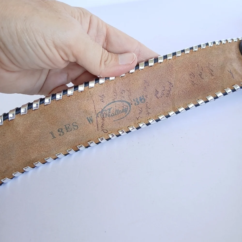 Mallory Genuine Leather Western Belt Size 36